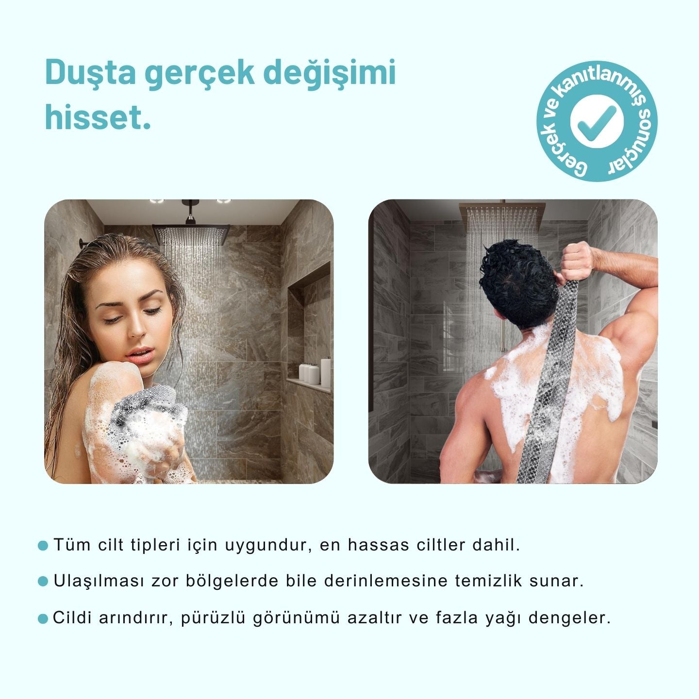 Exfelle Antibakteriyel Duş Lifi