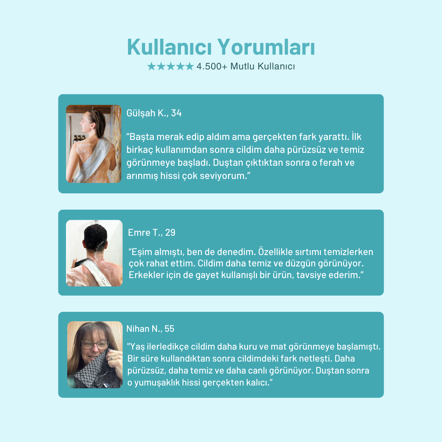 Exfelle Antibakteriyel Duş Lifi