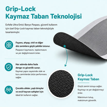 Exfelle Ultra Emici Banyo Paspası