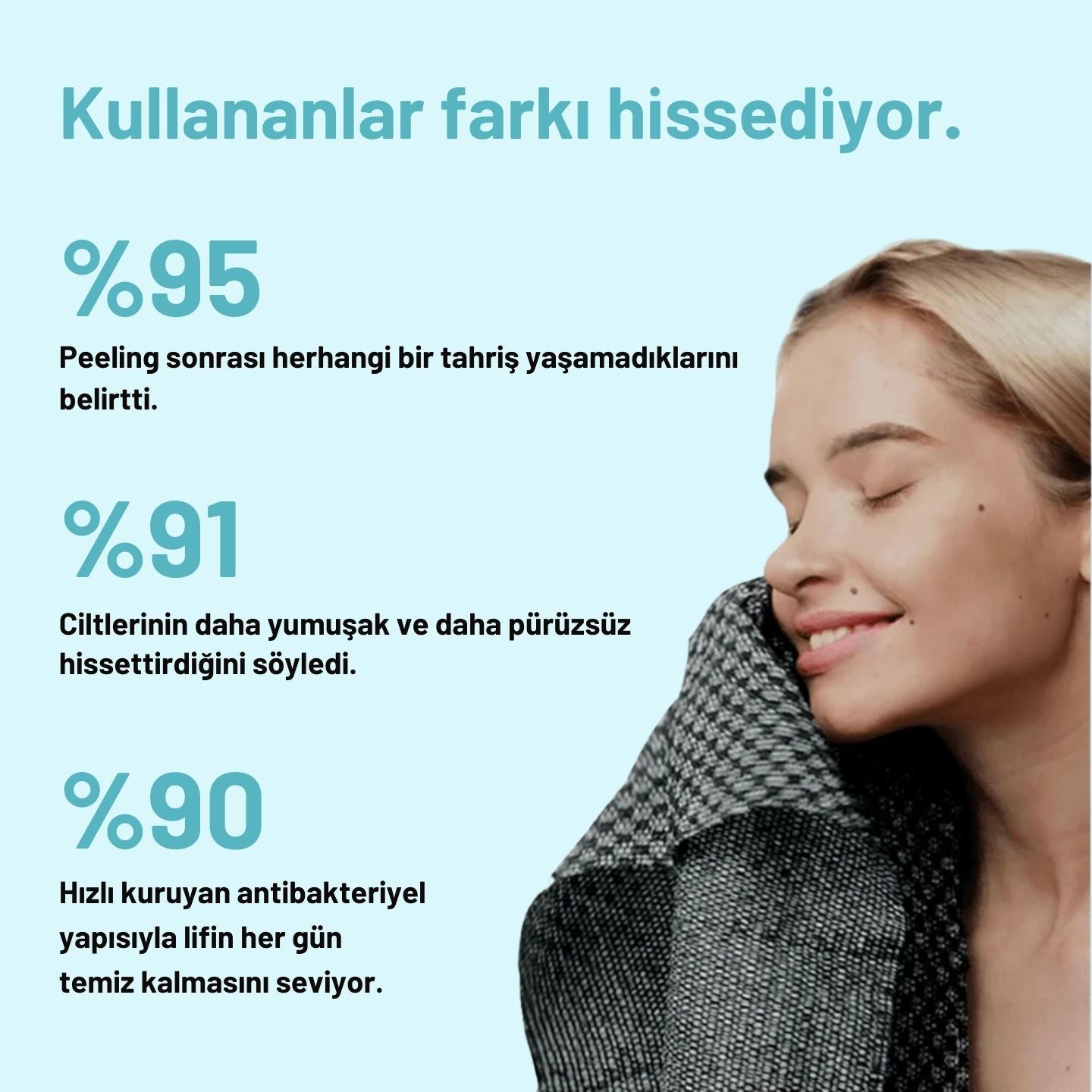 Exfelle Antibakteriyel Duş Lifi